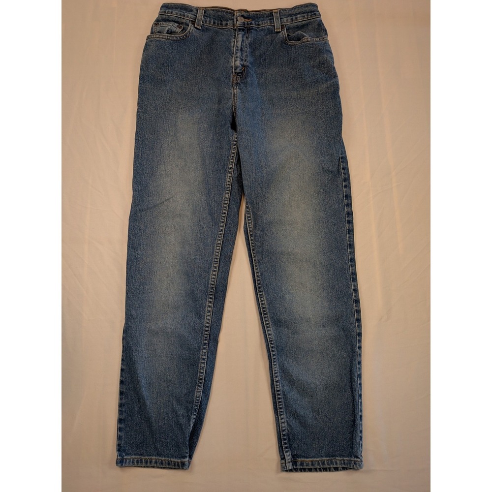 Vintage Levi's 550 Womens 10 PET M Relaxed Fit Tapered Leg Medium Wash Jeans